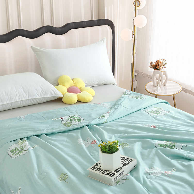 紫韵生态艾草助眠被180*200CM（单位：床） 雾雨绿 180*200